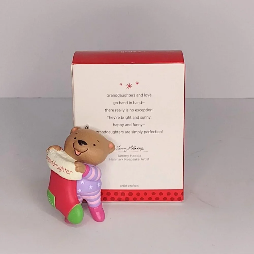 Hallmark Keepsake 2013 Granddaughter Christmas Tree Ornament